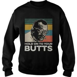 Samuel L Jackson Hold On To Your Butts Jurassic Park Retro Sweatshirt